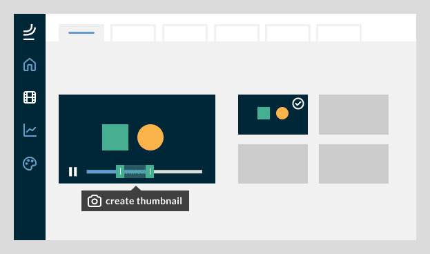 Thumbnail editor in our video content management system